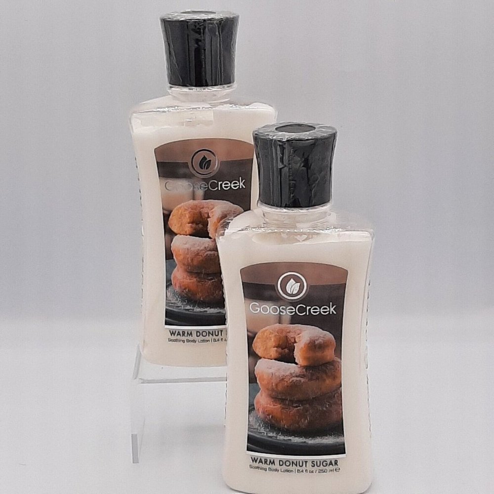 2 Goose Creek Hydrating Body Lotion Warm Donut Sugar 8.4 fl.oz. each Sealed